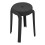 Set of 10 Plastic Stackable Round Stools Set 4