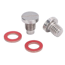 Stainless Steel Lower Unit Drain Plug Screw Kit for Outboard Engine 5HP-300HP