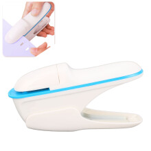 Portable White Stapleless Stapler for 8 Sheets A4 Paper Binding