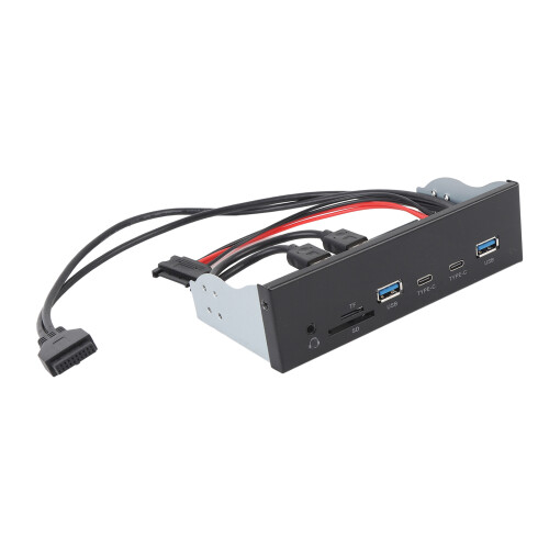 USB-Frontpanel-Hub 6 Anschlüsse Gen2 GL3523 Eisen 128GB