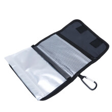 schwarze Angelzubehör-Binder-Tasche mit großem Fassungsvermögen