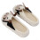 Comfortable Cow Pattern Linen Slippers for Men, Size 40-41 1