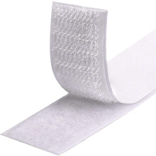 Extrem starkes, selbstklebendes Klettband 5 m x 20 mm, aus Nylon, mit Kleberückseite für den Innen- und Außenbereich.