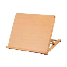 Opvouwbare houten schildersezel, draagbare tekentafel, beukenhouten schildersezel, compact formaat 30 x 23 x 20 cm voor schilderen en tekenen