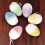 Easter Eggs Decorations, Foam Easter Eggs with Strings, 6x4cm, Reusable for Easter Tree Party Decorations 2