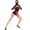 Γυναικείο Jumpsuit Anime Cosplay για Πάρτι με Κόκκινα Σχοινιά - Polyester 4