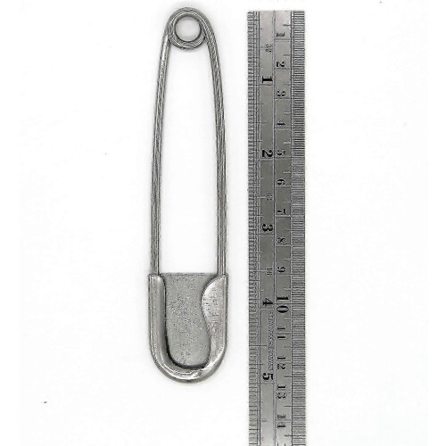 Alfinete de Segurança Resistente 1,5 Polegadas Aço Inoxidável com Fecho, para Tecidos Espessos 1