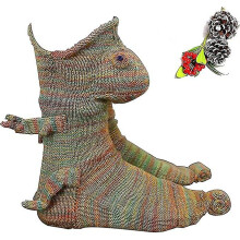 Unisex, warme und bequeme Stricksocken mit Tiermotiven, darunter Chamäleon-, Hai- und Krokodilmotive.