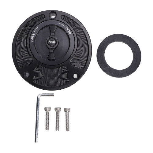 Aluminium-Tankdeckelabdeckung R6/R1/FZ6, Silber 2