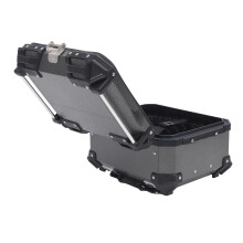 25L Heckbox Aluminium mit Rückenlehne