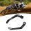 Aluminiumlegierungs-Motorrad-Handschutz Windabweiser Schwarz 1
