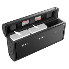 3-Slot-Ladebox 115x59,5x24,9 Schwarz 800-1000mAh