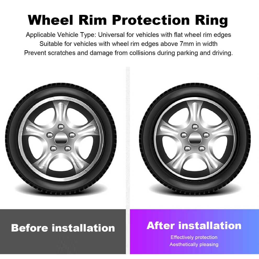 Aluminium Wheel Rim Protector 17In 4Pcs 7055741516603