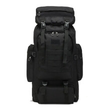 Taktischer Rucksack 80L Wasserdicht für Outdoor Camping Wanderung mit abnehmbaren Molle Taschen
