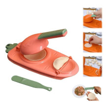 Dumpling Maker for Home Use, Plastic Manual Dumpling Machine with Press Mold, Easy Fill Seal Design