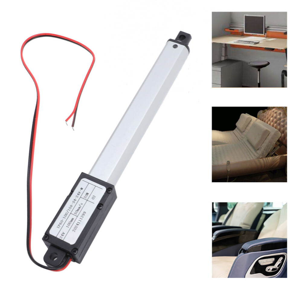 Mini Linear Actuator 20N Thrust 100Mm Stroke Dc24v For Rv Tv Robot 5041388484254