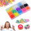 10000Pcs Assorted Colour Rubber Kit Box Loom Bands DIY Bracelet Making Set 2