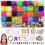 10000Pcs Assorted Colour Rubber Kit Box Loom Bands DIY Bracelet Making Set 9
