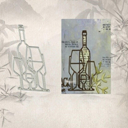 Κυψέλη κοπής χάλυβα ανθράκου 8x5cm για scrapbooking, καρτ-μέικινγκ 1