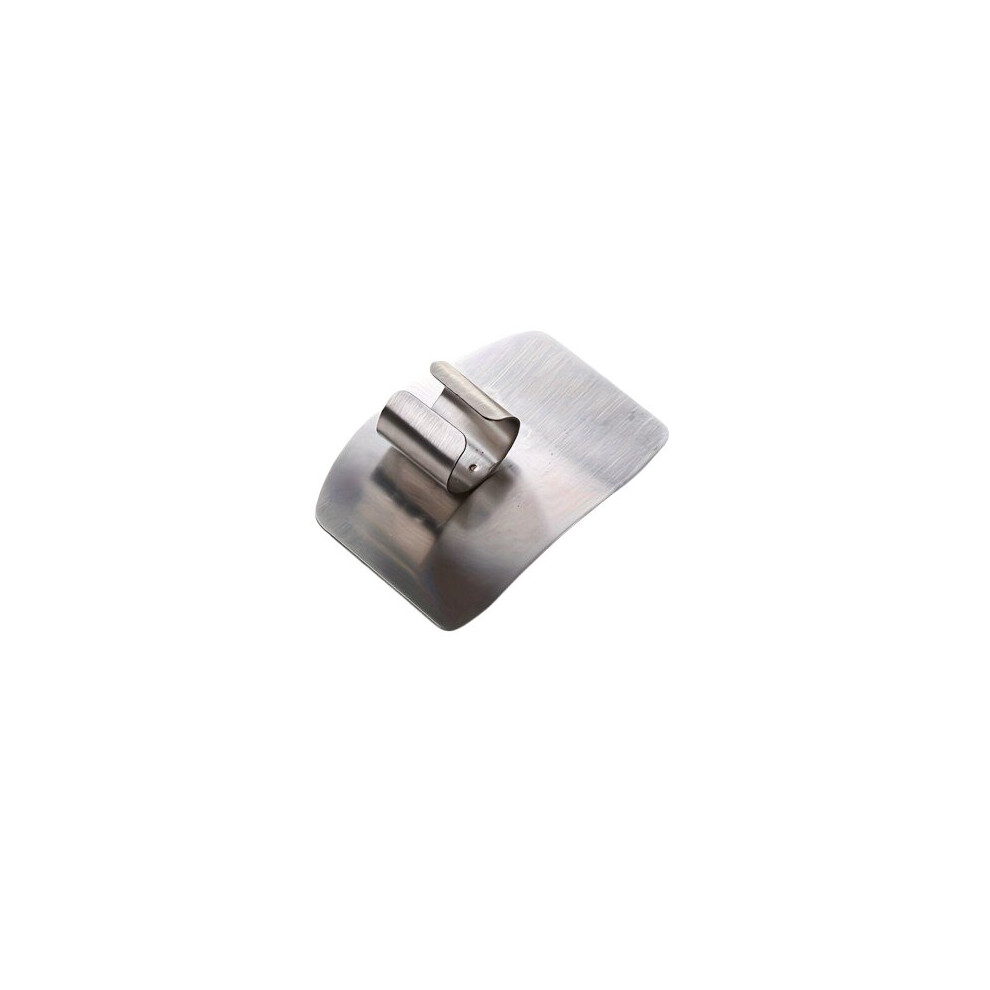 Stainless Steel Finger Guard for Kitchen - Anti-Cut Adjustable Design for Safe Vegetable Meat Slicing