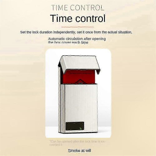Timer Lock Box for Smoking Cessation, Compression Impact Resistant ABS Case for Self Discipline 1