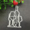 Κυψέλη κοπής χάλυβα ανθράκου 8x5cm για scrapbooking, καρτ-μέικινγκ 5