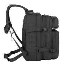 Tactical Backpack 45L Black with Molle System for Hiking Trekking Fitness Camping Everyday Work and Study