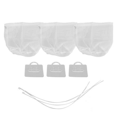 3 Stück Flusenfangbeutel für Wäschetrockner, Universal-Polyester 2