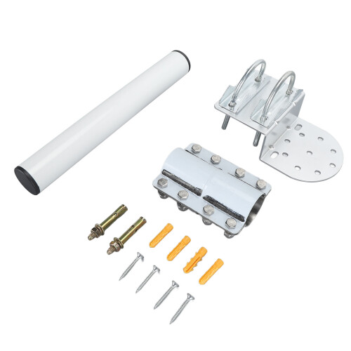 Adjustable Stainless Steel Wall Mount for Starlink V2 Rectangular Dish Weatherproof
