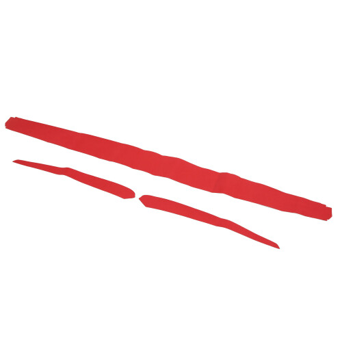 Tesla Model 3 Y Soft Suede Interior Door Panel Moulding Red Dash Wrap 2