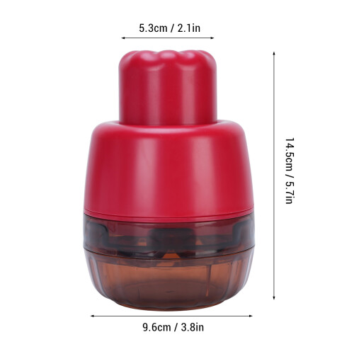 Cherry Core Pit Remover, 7 Holes, Red, High Efficiency Kitchen Tool 1