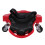 Rolling Knee Pad 360 Degree Casters Red 11