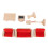 Buche 6-teiliges Miniatur-Set: Sofa 9x4,2x4,5 cm 3