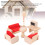Buche 6-teiliges Miniatur-Set: Sofa 9x4,2x4,5 cm 7