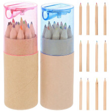 Lápis de Água 12 Cores Pacote de 24 para Materiais de Desenho e Pintura Infantil