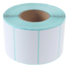 Thermodirekt-Selbstklebeetiketten 50 mm x 30 mm, 1000 Etiketten pro Rolle für den Barcode-Druck in Supermärkten