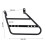 Motorcycle Side Mount Saddlebag Support Bracket 12mm Iron Matte Black 2