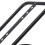 Motorcycle Side Mount Saddlebag Support Bracket 12mm Iron Matte Black 5