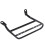Motorcycle Side Mount Saddlebag Support Bracket 12mm Iron Matte Black 8