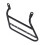 Motorcycle Side Mount Saddlebag Support Bracket 12mm Iron Matte Black 11