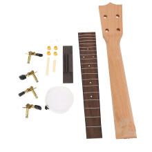 Ukulele Neck Kit Rosewood Fingerboard & Bridge for 23 Inch Handcrafted Ukulele