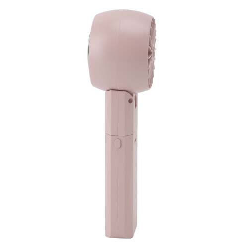 Foldable USB Rechargeable Handheld Fan 4000mAh Pink, 3-Speed 1