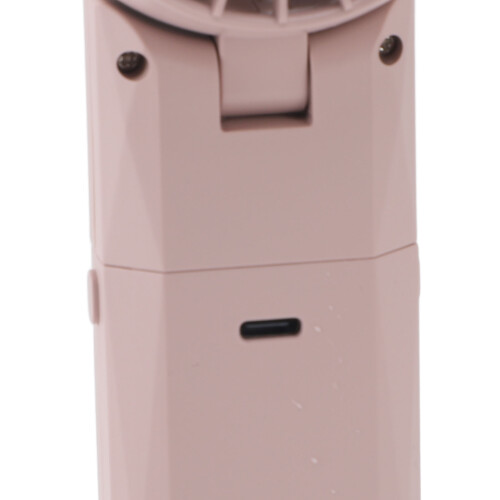 Foldable USB Rechargeable Handheld Fan 4000mAh Pink, 3-Speed 2