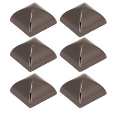 20 Pcs Zinc Alloy Pyramid Rivets 18mm Square for Leather Crafts Silver Black