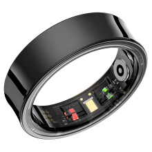 Smart Ring Bluetooth 5.3 | Sleep, Pedometer & Fitness Tracker | Black