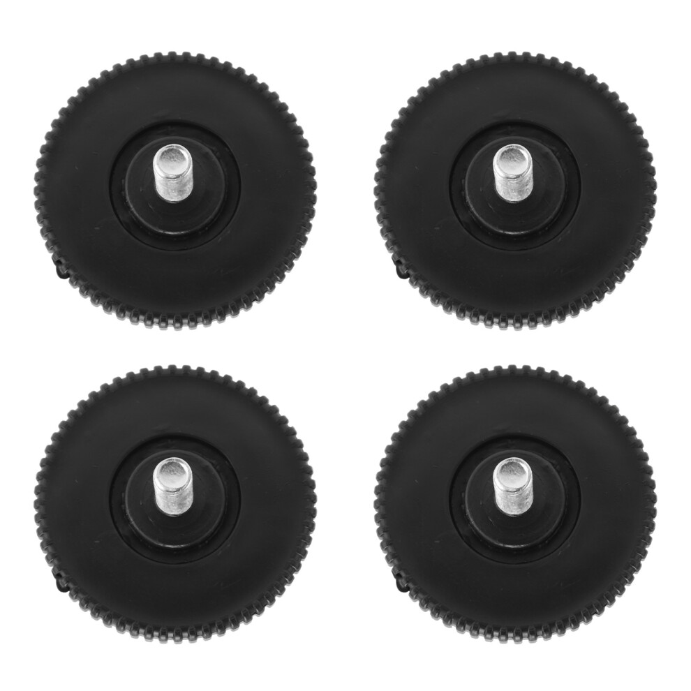 4Pcs Rubber Feet Floor Protectors M10 Screw On, 74X25mm, Durable Rubber 8041388488846