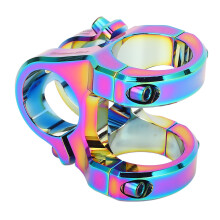 Aluminum CNC Hollow Colorful Cycle Stem 31.8x35mm for Mountain Bike