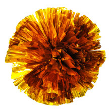 Cheerleading Pom Poms, Groß 32cm Doppelkopf Metallic Cheer Poms Gold