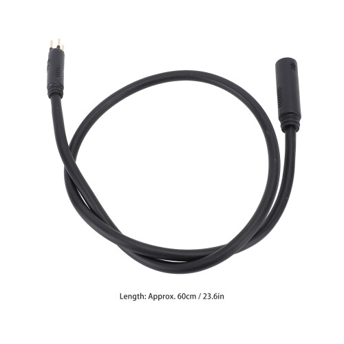 Cycle Motor Extension Cable 60cm Rainproof ABS 6-Pin Wheel Adapter 1