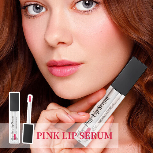 Siero Labbra Rosa Idratante e Nutriente, Olio a Lunga Durata, 10ml 2